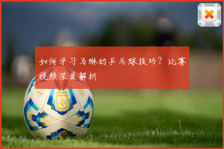 如何学习马琳的乒乓球技巧？比赛视频深度解析